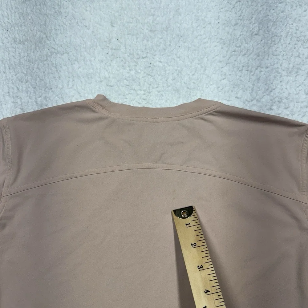 Lululemon Train To Be Shirt Top Short Sleeve Athletic Cropped Gym Pink Women's M